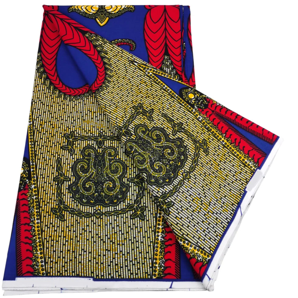 100% Cotton Real Wax Ankara Fabric - 2026 African Print Wedding Dress Sewing Fabric