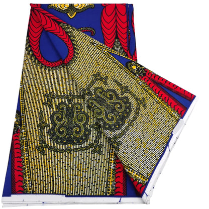 100% Cotton Real Wax Ankara Fabric - 2026 African Print Wedding Dress Sewing Fabric