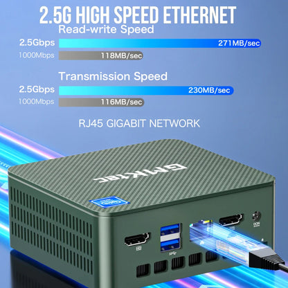 GMKtec G3 Mini PC – Intel Alder Lake N100, Windows 11 Pro, 8/16GB DDR4, 256/512GB PCIe SSD, WiFi 6, BT5.2 Desktop Computer