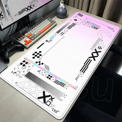 Cartoon Pink CSGO Gamer Mouse Pad – 400x900mm Anti-Slip Rubber Desk Mat for Keyboard & Gaming Accessories