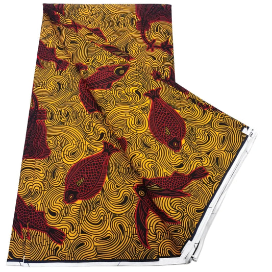 2026 African Real Wax Print Fabric - High Quality Ankara Pagne ABC