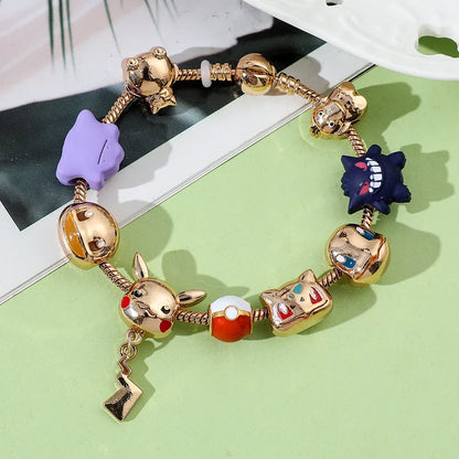 Pokémon Cartoon Bracelet - Adjustable Alloy Anime Bracelet Gift for Fans