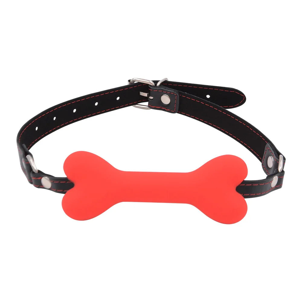 Silicone Lips O-Ring Gag – Oral Fixation Open Mouth BDSM Bondage Restraint for Couples, Adult Sex Toy