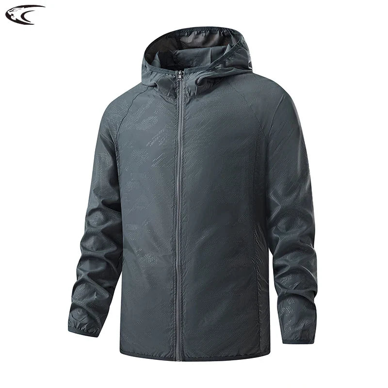 LNGXO Waterproof Hiking Jackets – Sun Protection, Windbreaker, Camping & Climbing Rain Coat, Unisex Portable Outdoor Wear