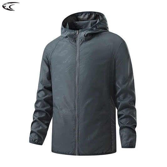 LNGXO Waterproof Hiking Jackets – Sun Protection, Windbreaker, Camping & Climbing Rain Coat, Unisex Portable Outdoor Wear