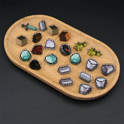 Premium Pixel-Style Fridge Magnets – High-Definition Gamer Magnets for DIY Projects and Home Decor