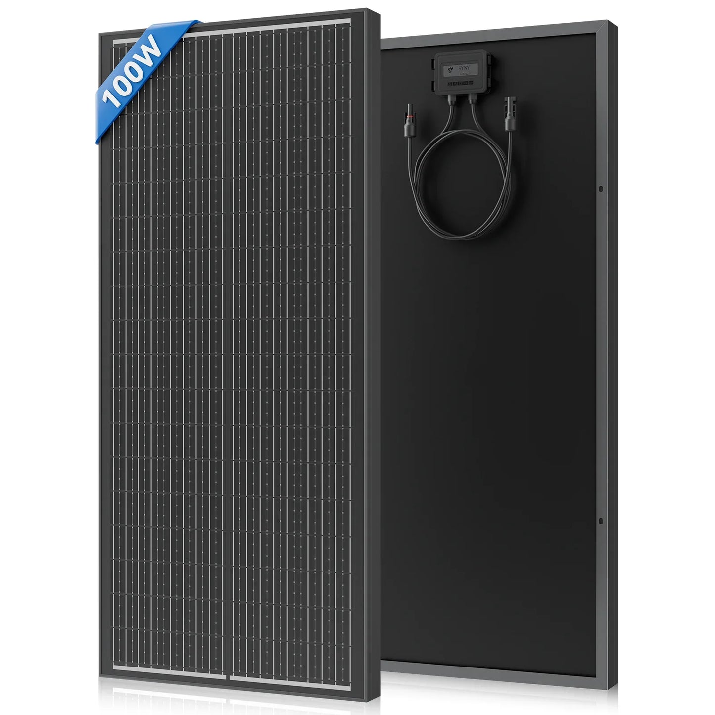 Rvpozwer N-Type Mono Solar Panel - 400W/200W/100W High Efficiency Waterproof Module for RV Marine Yacht Camping & Off Grid Power