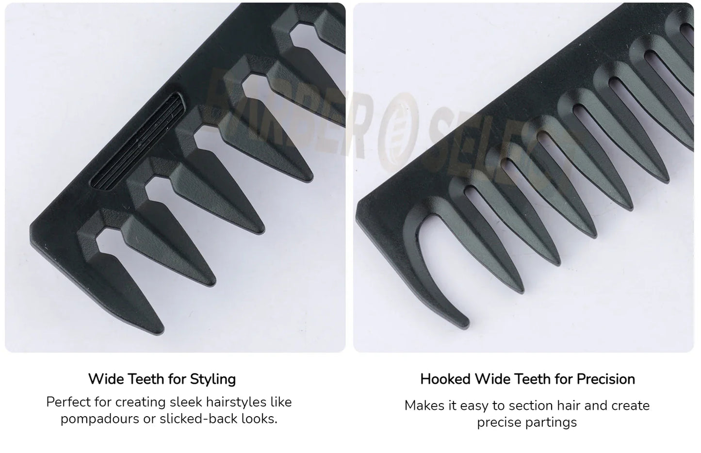 Newest 1/2/3-in-1 Portable Folding Comb – Wide Tooth Barber Clipper, Mini Beard & Hair Combing Styling Tool