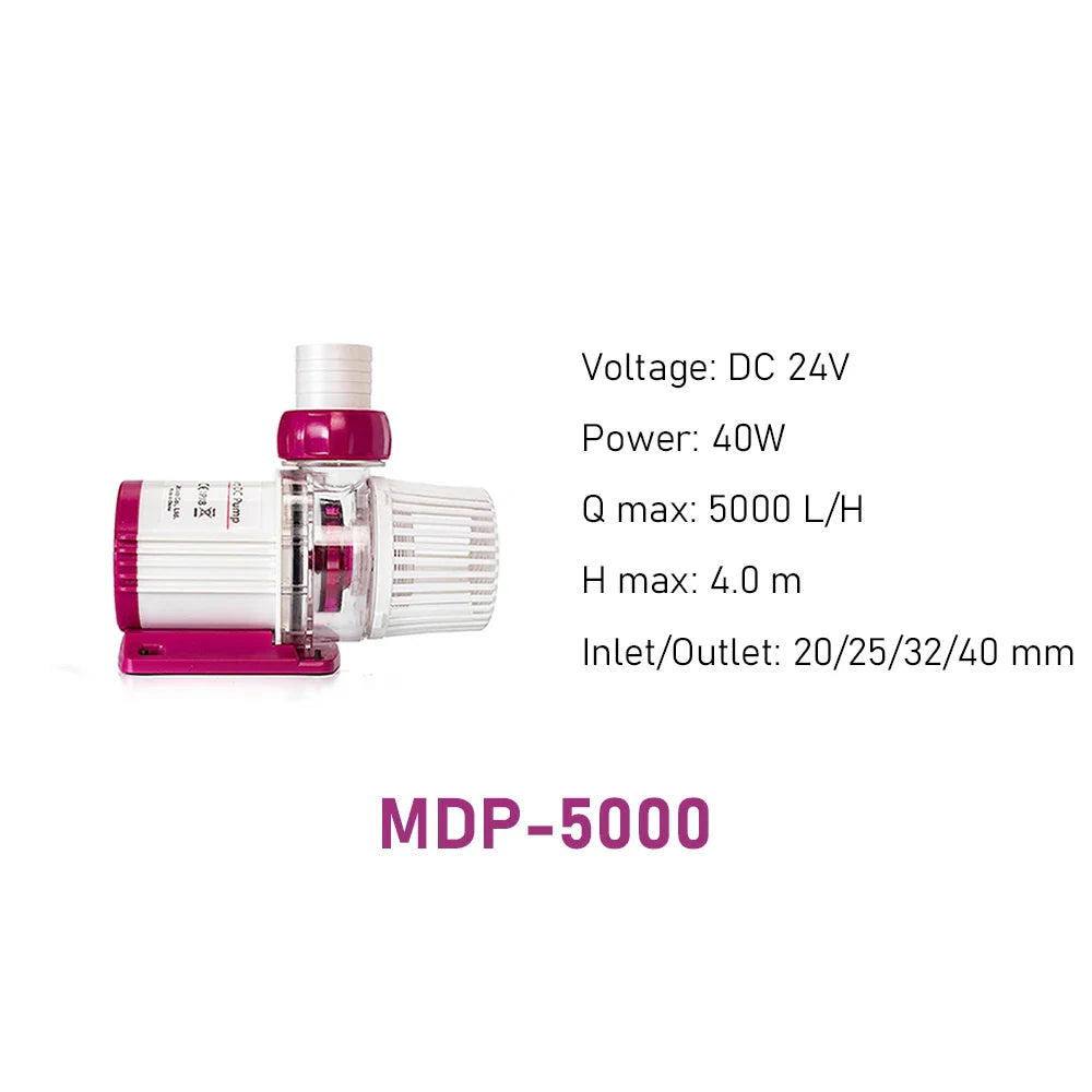 Jebao/Jecod MDP Series Smart DC Aquarium Pump – WiFi App Controlled Circulation Return Pump with LCD