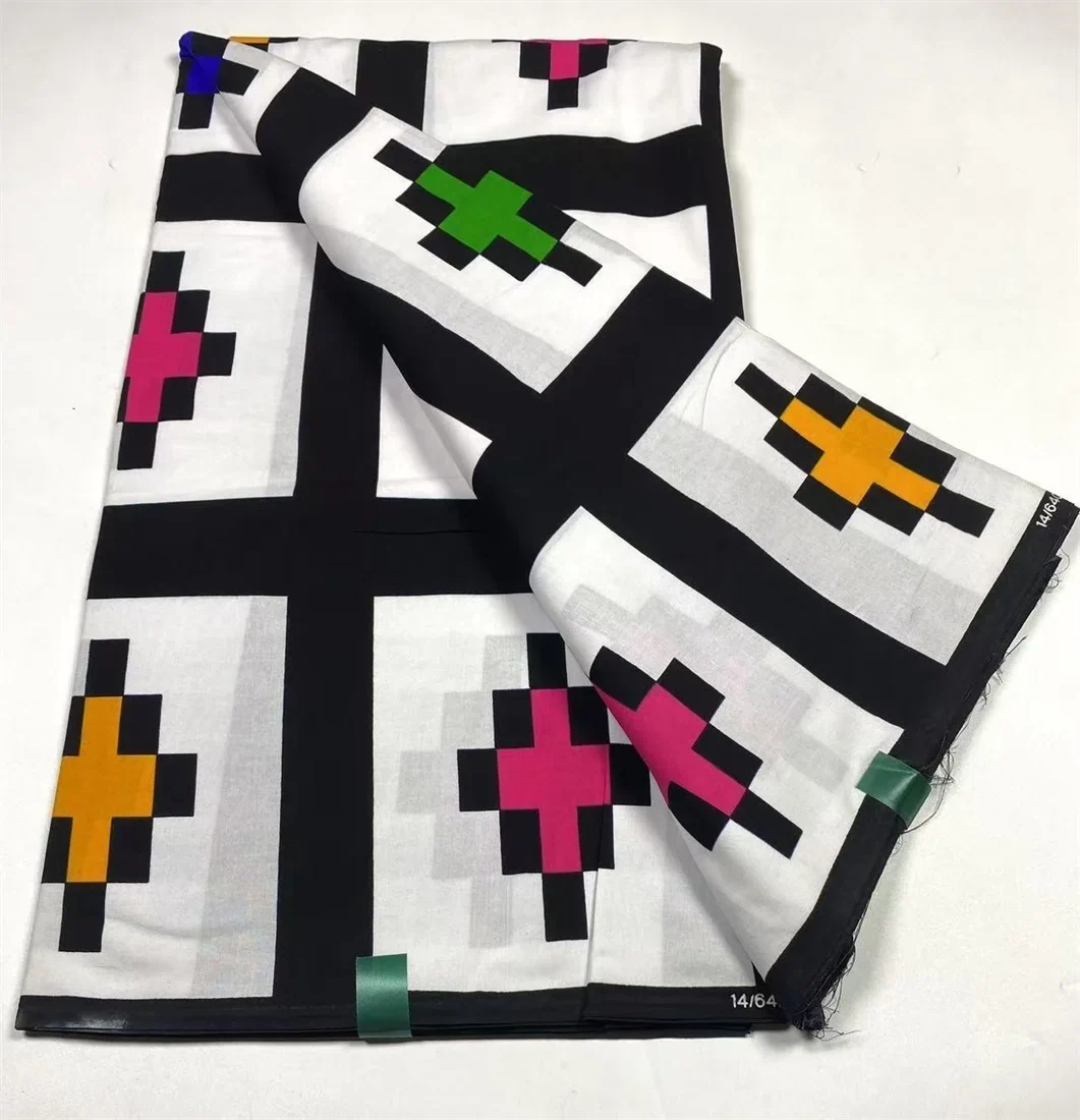 Latest Style Ankara Wax Print Fabric - 100% Cotton High Quality Soft African Real Wax Material