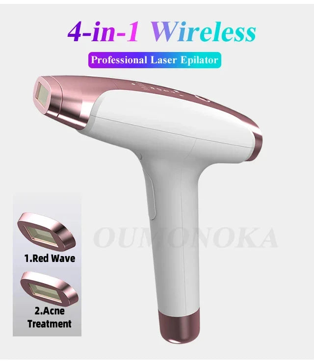 Body Bikini IPL Hair Removal Device – 999,999 Flashes, Permanent Painless Laser Epilator for Women, Home Use