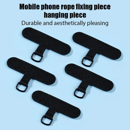 10Pcs Universal TPU Mobile Phone Anti-Lost Lanyard Set: Nylon Detachable Hanging Cord Strap with Patch Tether Pad