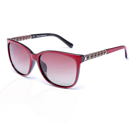TR Memory Frame Polarized Sunglasses for Women – UV400 Protection Fashion Eyewear with Stylish Lightweight Design for Outdoor Wear