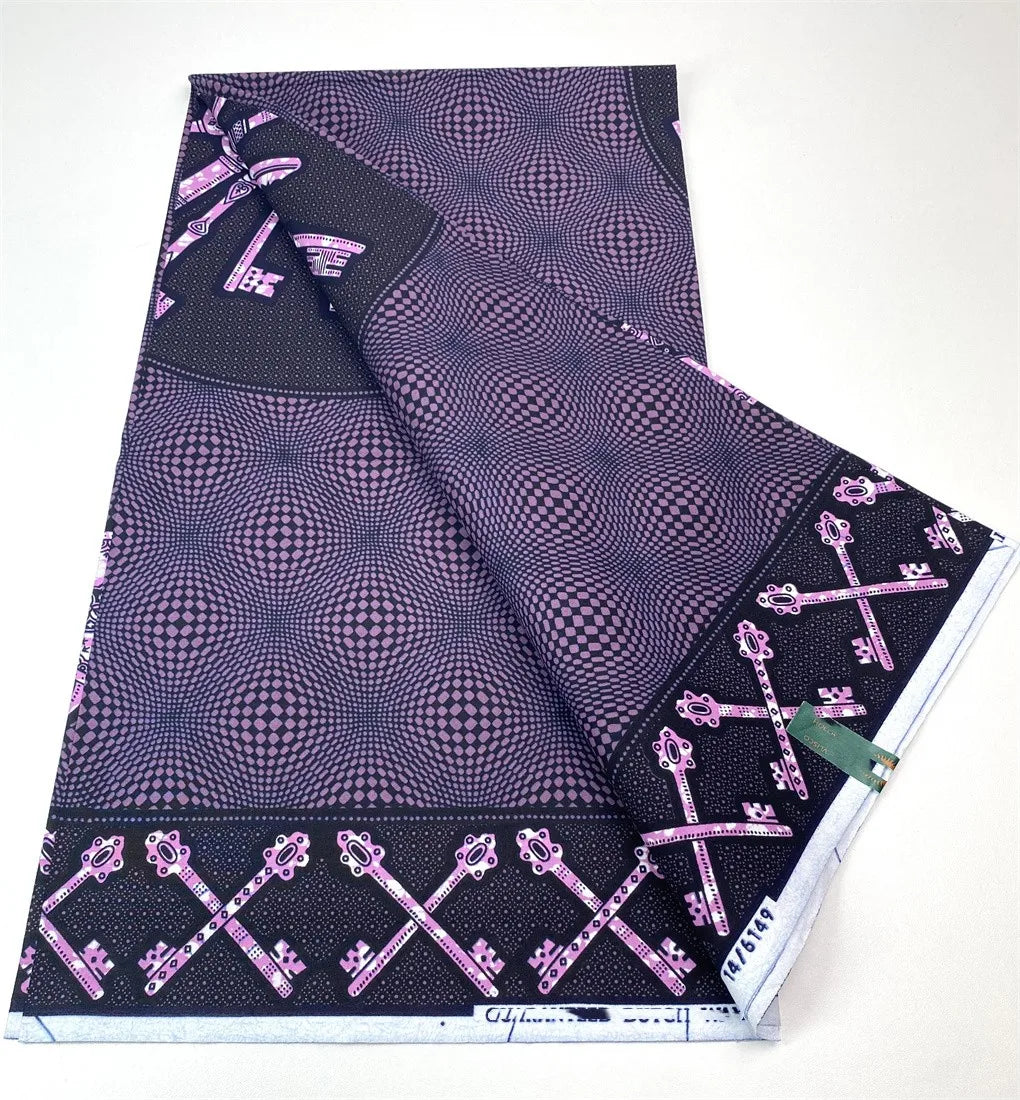Latest Style Ankara Wax Print Fabric - 100% Cotton High Quality Soft African Real Wax Material