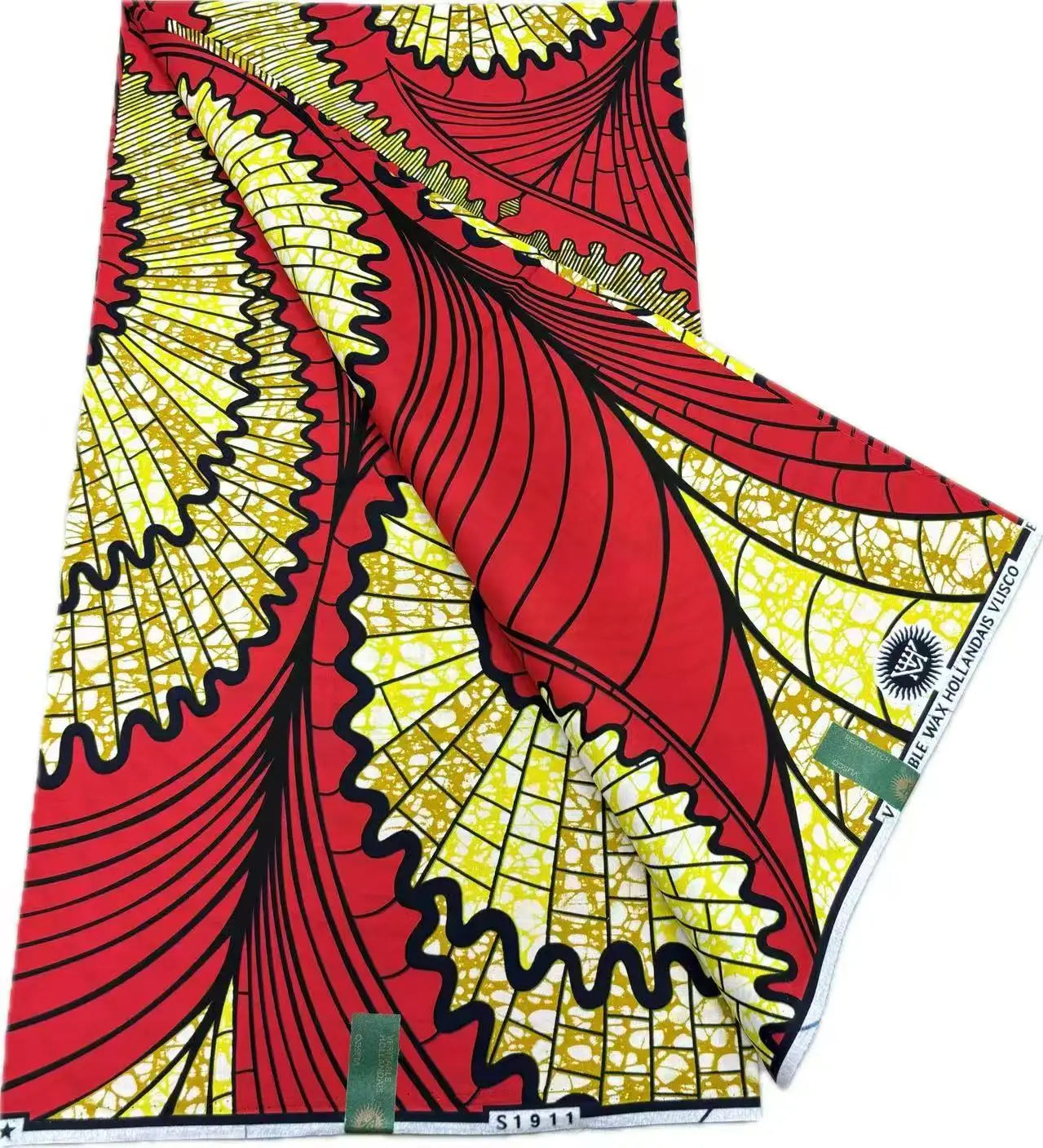 African Ankara Wax Print Fabric - 100% Cotton Batik Material for Sewing & Wholesale 6 Yards