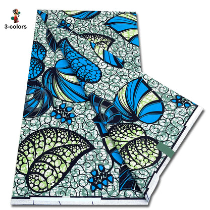 2026 Original African Wax Print Fabric - 100% Cotton Nigerian Ankara Batik Soft Pagne Material