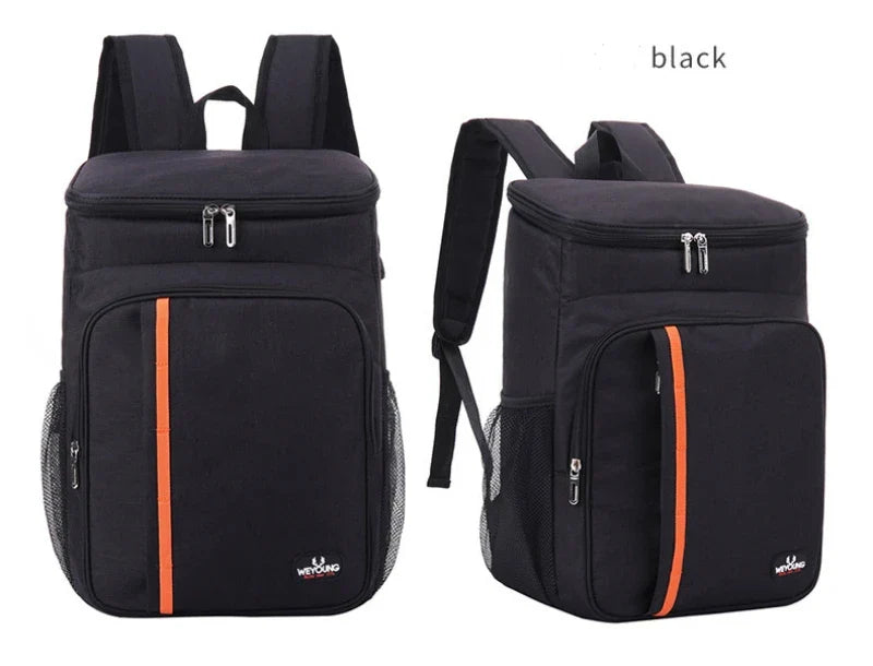 18L Portable Thermal Lunch Bag – Durable Waterproof Insulated Cooler for Food, Camping, and Outdoor Ice Storage Backpack
