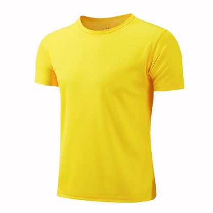Men & Women Quick Dry Sports T-Shirt - Breathable Short Sleeve Gym, Running & Fitness Training Jersey