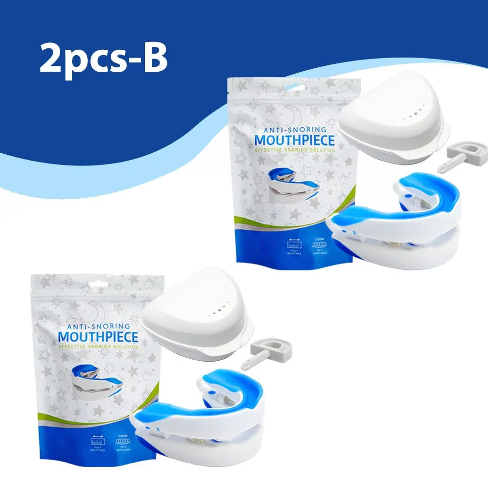 Silicone Anti-Snore Mouthpiece – Mouth Guard for Snoring, Bruxism, Sleep Apnea, and Teeth Protection