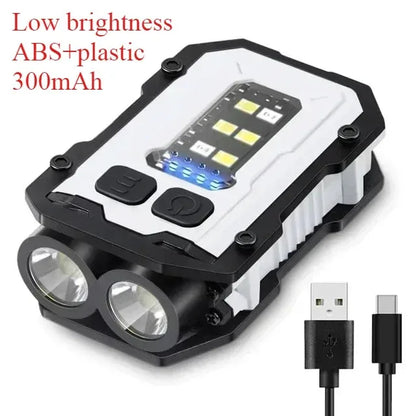 Tactical Mini LED Flashlight - Rechargeable EDC Work Light for Outdoor Camping Hiking and Molle Gear