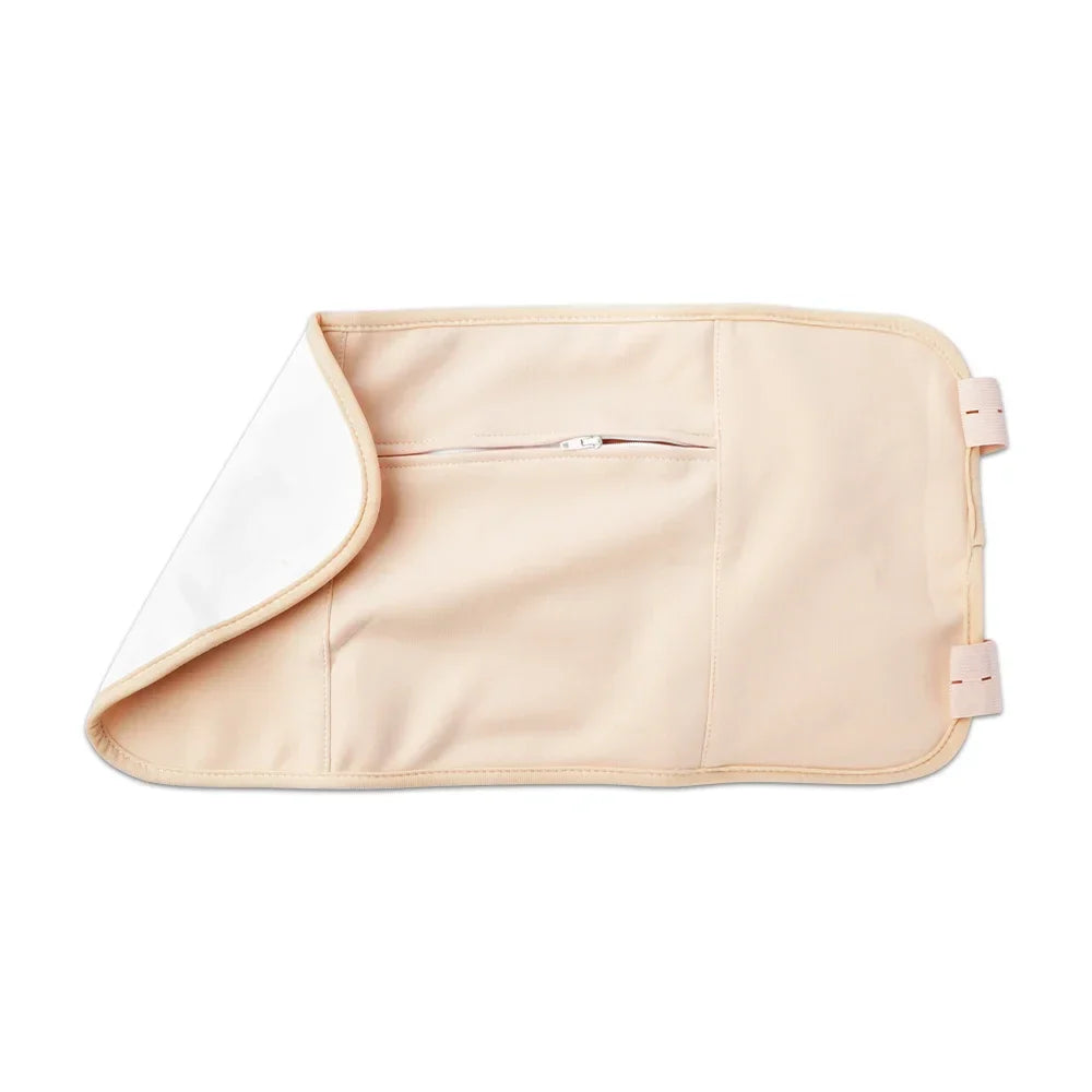 Reusable Castor Oil Pack Wrap - Organic Cotton with Adjustable Elastic Strap, Castor Oil Compress for Body Care