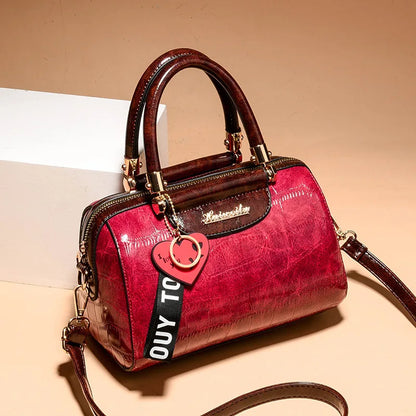 Luxury Women’s PU Leather Handbag – Classic Crocodile Tote & Shoulder Messenger Bag