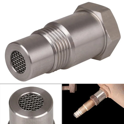 Car CEL Fix Check Engine Light Eliminator - O2 Sensor Protective Shell Plug Adapter with Mini Catalyst M18 x 1.5 (1-5PCS)