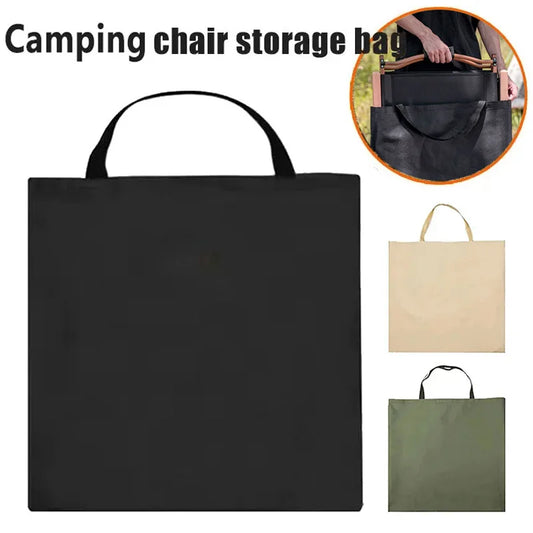 Camping Chair Storage Bag – Waterproof Heavy Duty Outdoor Folding Chair Carry Tote, Available in 2 Sizes & 3 Colors (Black, Khaki, Green)