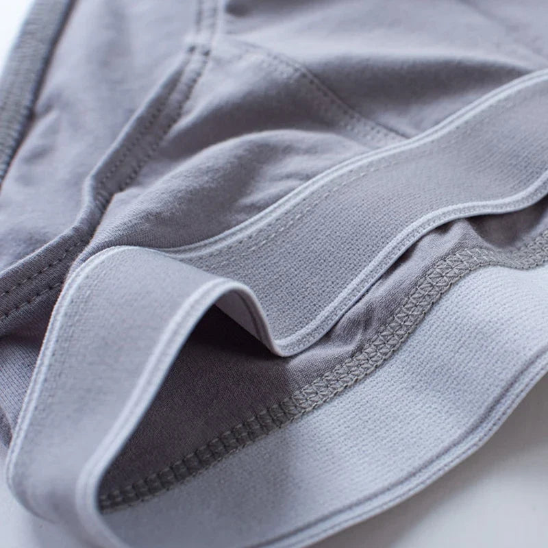 4-Pack Men's Cotton Briefs - Breathable Printed Underwear with Comfortable Fit & Stylish Design
