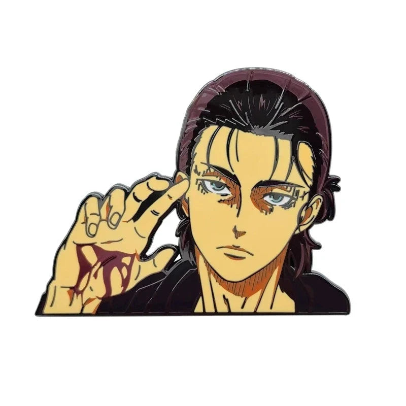 Attack on Titan Enamel Pin Badge - Anime Metal Lapel Pin for Bags, Backpacks & Fan Collectible Gift