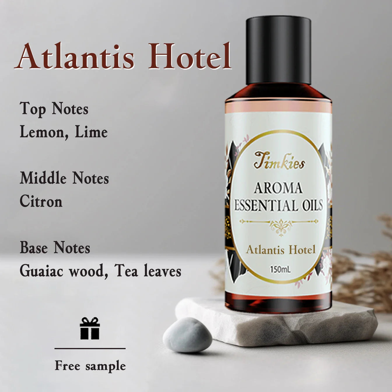 Hotel Collection 150ml Aroma Diffuser Essential Oil – Home & Car Refill for Air Humidifier
