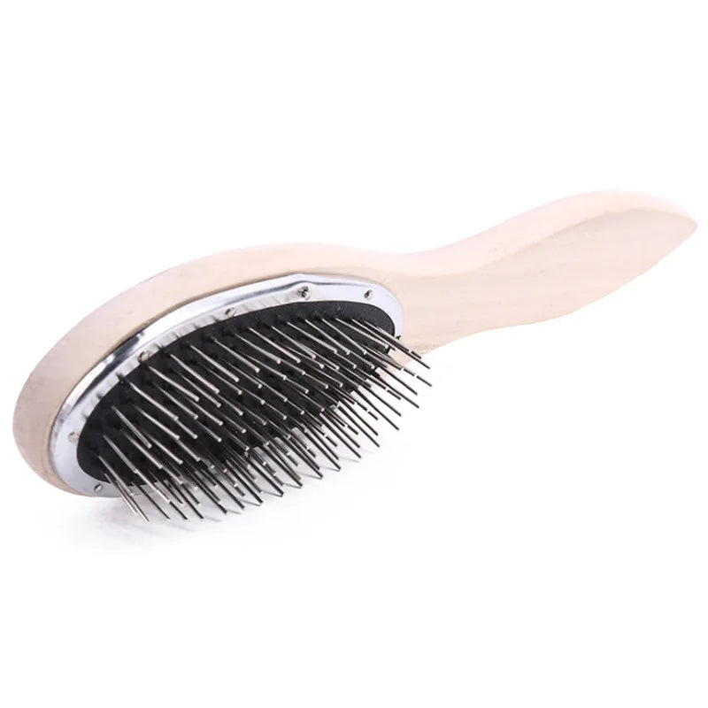 Professional Wig Brush – Anti-Static Steel Comb for Tangle-Free Hair Extensions and Training