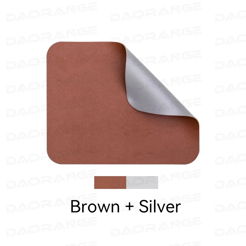 Universal Anti-Slip Leather Mouse Pad for Gaming, Laptop, PC & MacBook Desk Mat