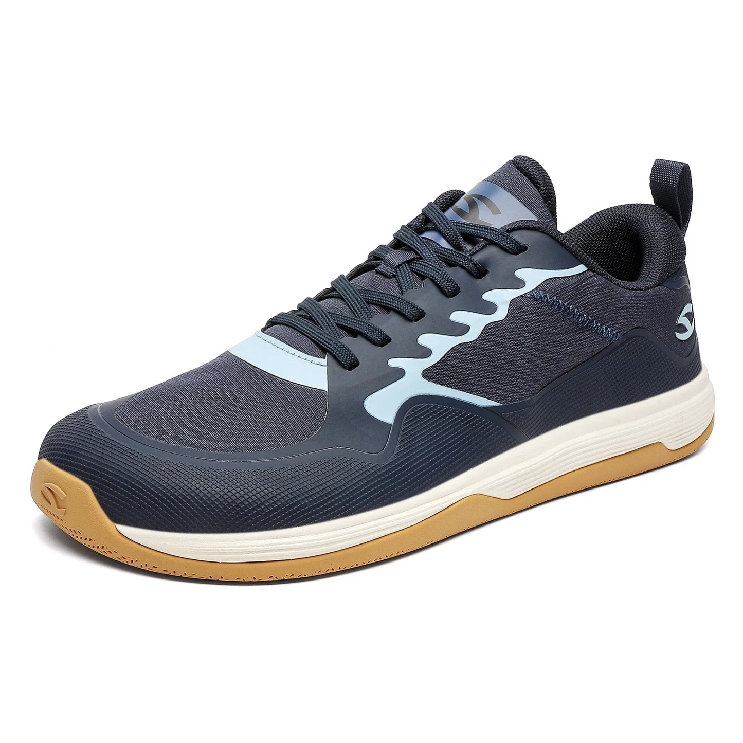 HOBIBEAR Unisex Walking Sneakers – Lace-Up Artificial Leather Hiking & Running Shoes for Men & Women