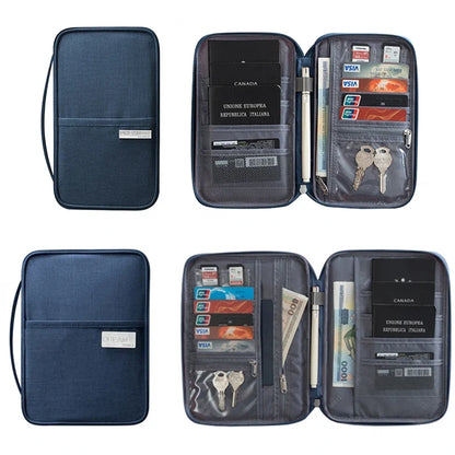 Creative Waterproof Travel Wallet: Family Passport Holder & Document Organizer - Essential Travel Accessories