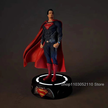 LED Justice League Superheroes Figures – Batman, Wonder Woman, Superman 20cm Collectible Model Toy, Birthday Gift