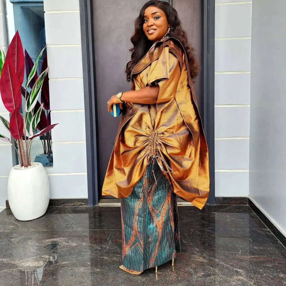 African Women's 2-Piece Outfits - Dashiki Ankara Tops & Skirts for Wedding, Party & Plus Size Fashion