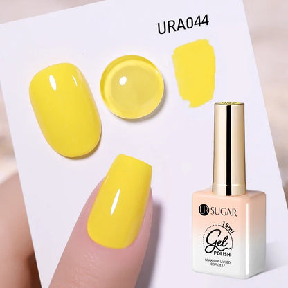 UR SUGAR 15ml Jelly Gel Polish - Milky White Translucent UV Soak Off Nail Art Varnish