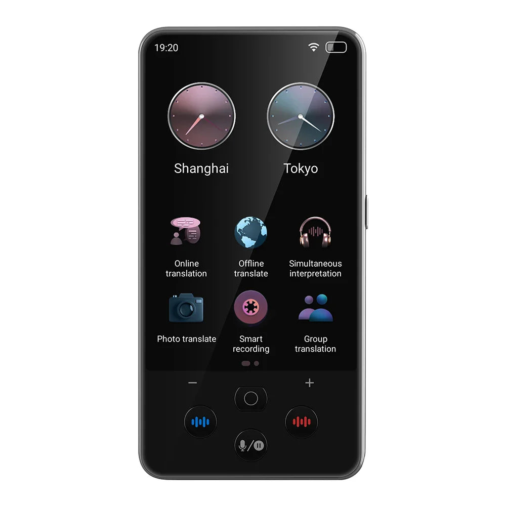 S85 Pro Language Translator Device – 138 Languages, 4-Inch Screen, Offline Voice & Video Translation, 8GB Storage, 2000mAh Battery