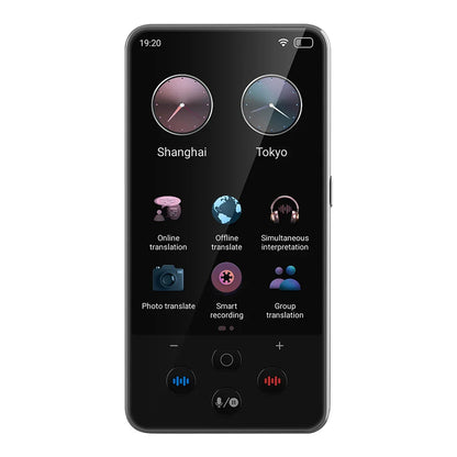 S85 Pro Language Translator Device – 138 Languages, 4-Inch Screen, Offline Voice & Video Translation, 8GB Storage, 2000mAh Battery