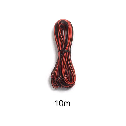 STONEGO 2-PIN Extension Cable – 22AWG for WS2812 WS2811 RGB LED Strips, 5m/10m/20m Length Options