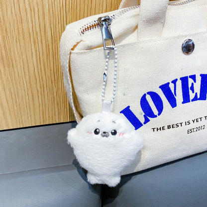 Cute Baby Seal Plush Keychain - Cartoon Doll Bag Pendant & Adorable Gift Accessory