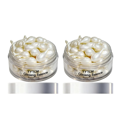 Ginseng Essence Capsules - Moisturizing Firming Serum with Retinol, Niacinamide & Vitamin E