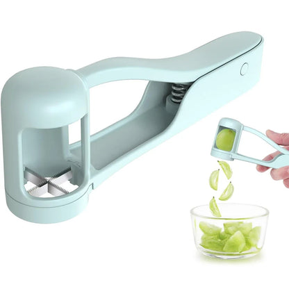Grape Cutter Slicer for Toddlers - One Second Fruit Quarter Slicer for Grapes Cherry Tomatoes Strawberries Kitchen Safety Gadget