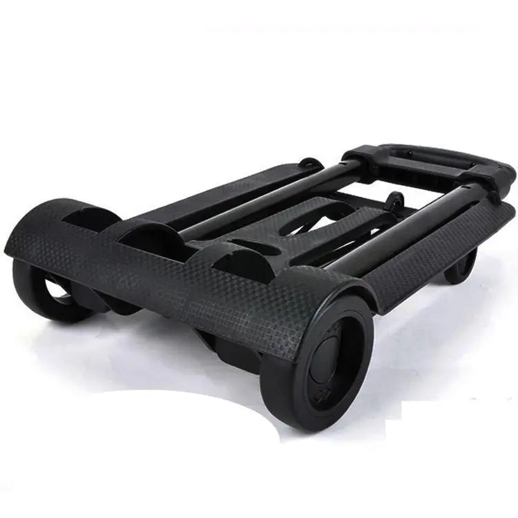 2/4-Wheeled Small Truck with Foldable Pull Rod – Portable Grocery, Luggage & Household Shopping Cart