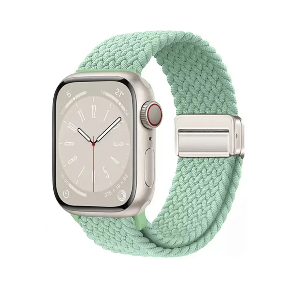 Nylon Braided Apple Watch Band - Durable Replacement Strap for Series 10/9/8/7/6/5/3 SE Ultra 49mm to 38mm