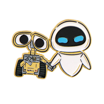 Cute Robot Enamel Pin - Cartoon Lapel Brooch for Coats, Clothing & Gifts
