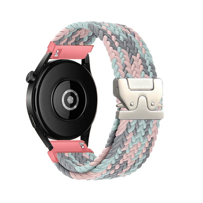Braided Loop Watch Band – 18/20/22mm Parachute Style Strap for Garmin Venu/3/3S, Forerunner 265/265S/645, Samsung & Huawei GT Watches