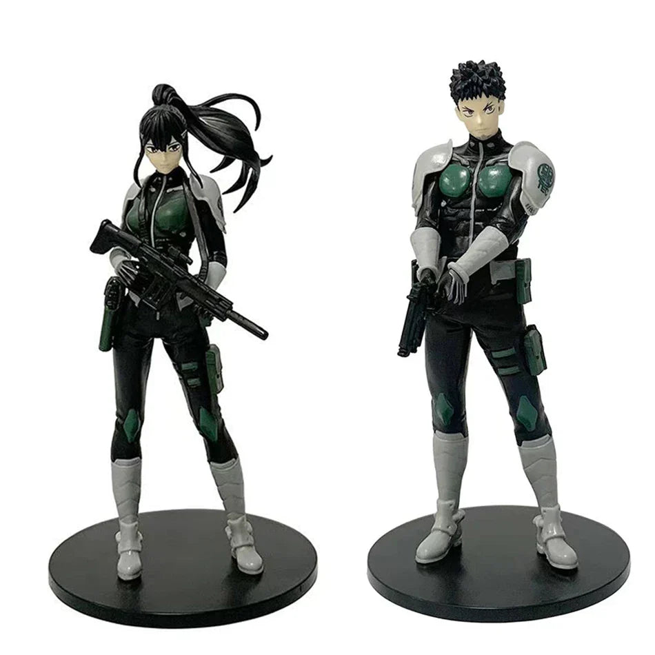 In Stock 1-4PCS Kaiju No. 8 Anime Figures — Kafka Hibino & Mina Ashiro PVC Action Dolls Toy Model Gifts for Kids