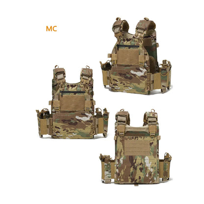 Outdoor Training Vest – Multi-Functional Waterproof MOLLE Expansion Quick-Release Wear-Resistant Tactical Vest
